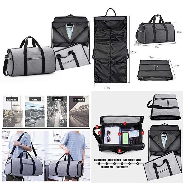 Gaenta Calatorie + Costum 2 in 1 Bussines Foarte eleganta. Noua!!