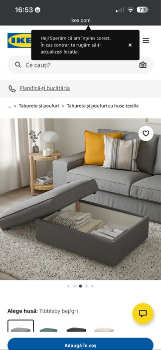 Taburet kivik ikea 2 bucati