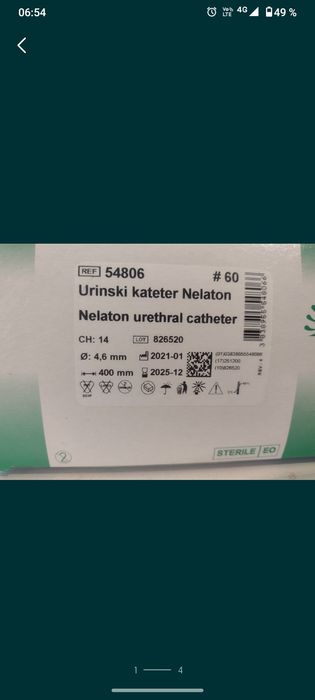 Sonde urinare bax 60 buc.