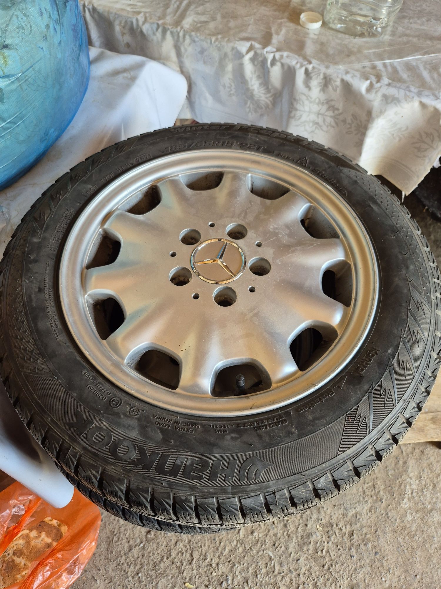 Диск с резиной мерседес r 15