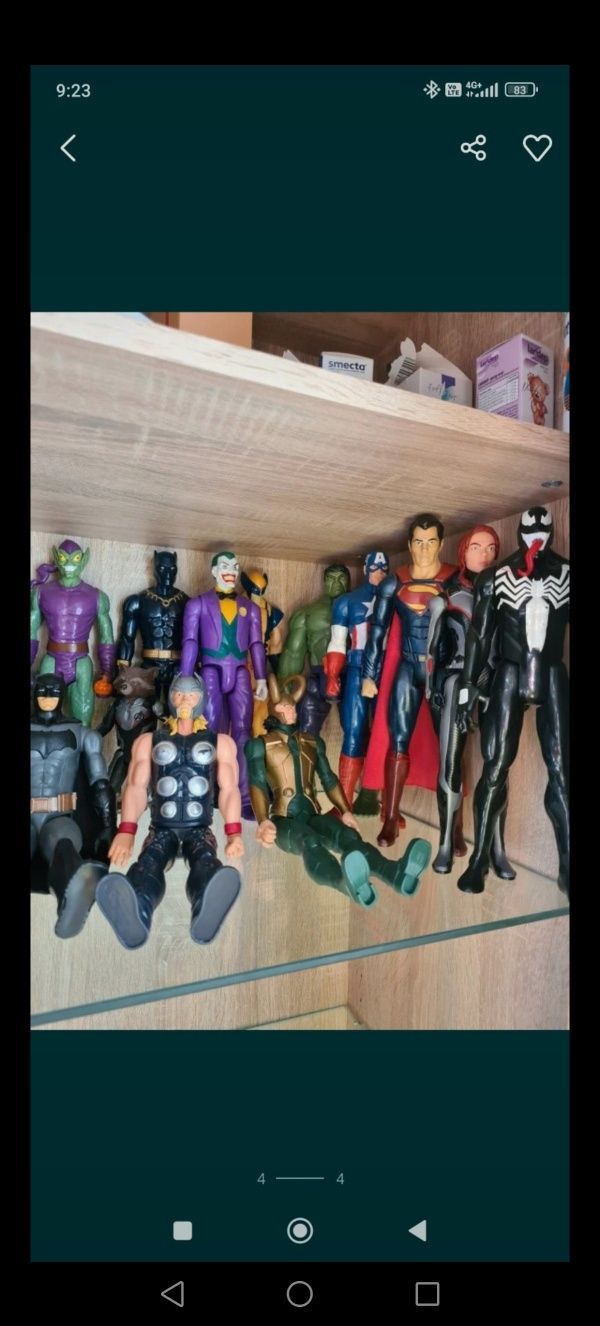 Roboti marvel 30 cm sau masinute