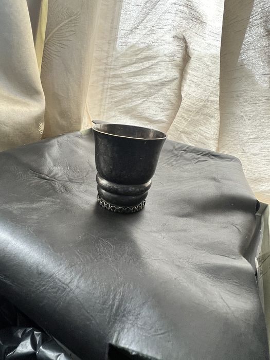 Cupa pahar placat cu argint stare f buna,model vintage