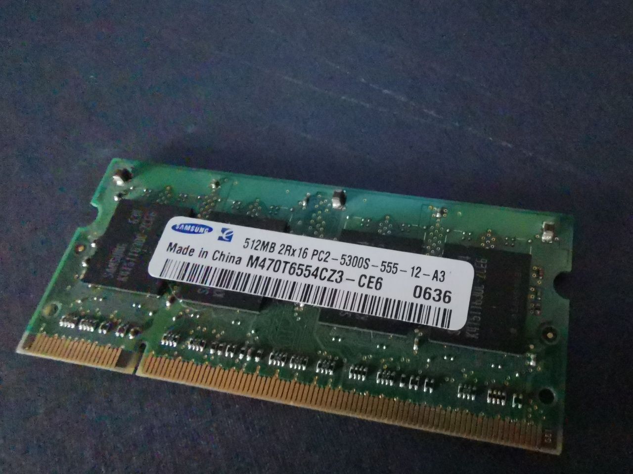 Memorie RAM Samsung Memorie RAM Samsung 512 MB DDR2 PC2-5300s-555-12-A