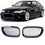 Grila BMW E46 coupe cabrio FL FACELIFT negru lucios NOU