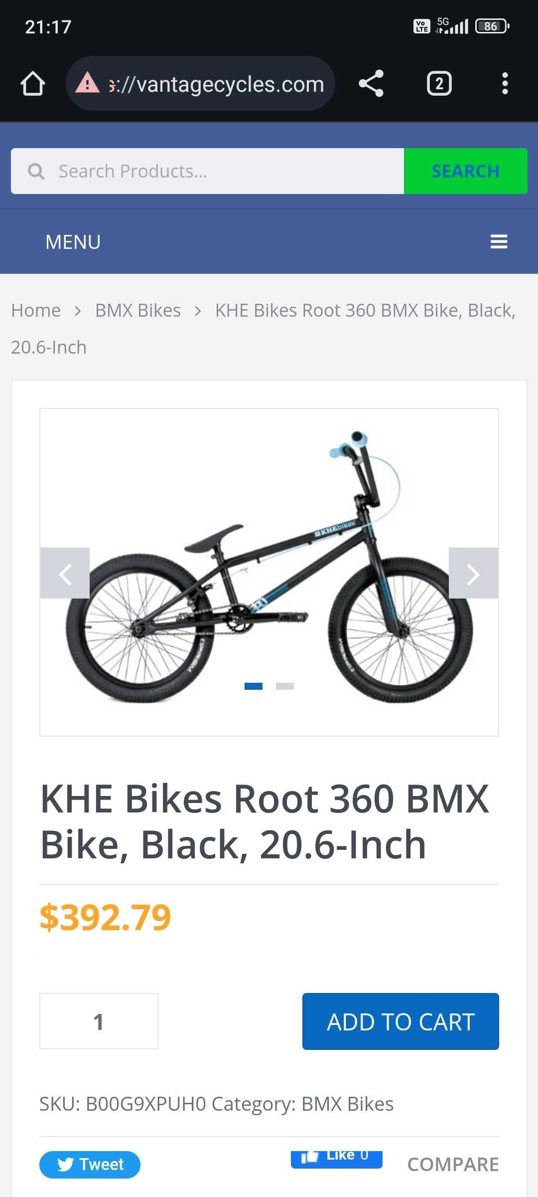 BMX KHE Bikes Root 360° 2013y.