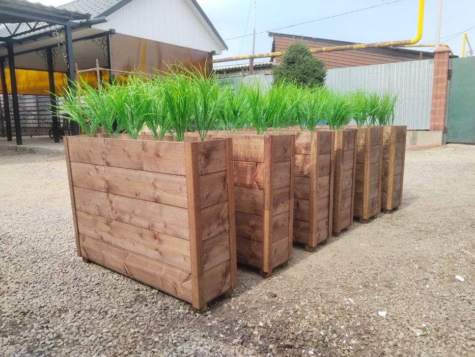 Деревянные кашпо вазоны ящики