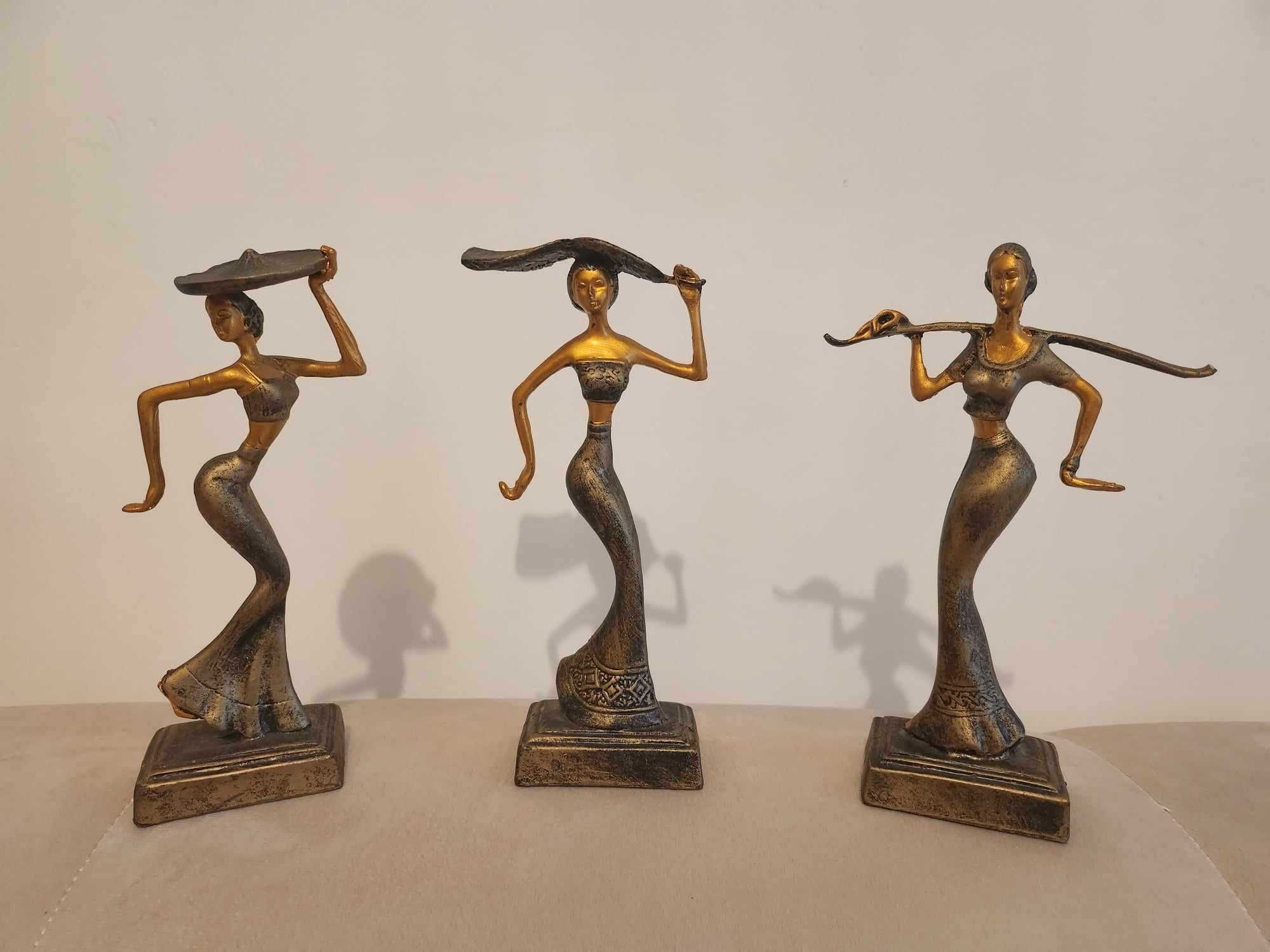 Set 3 Statuete Africane - 19cm