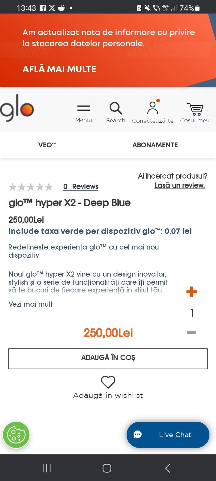 Glo hyper X2 nefolosite