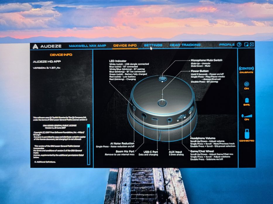 Căști gaming Wireless Audeze Maxwell [GARANȚIE]