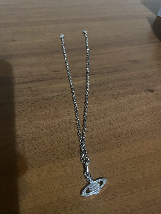 Vivienne Westwood Saturn Necklace Silver