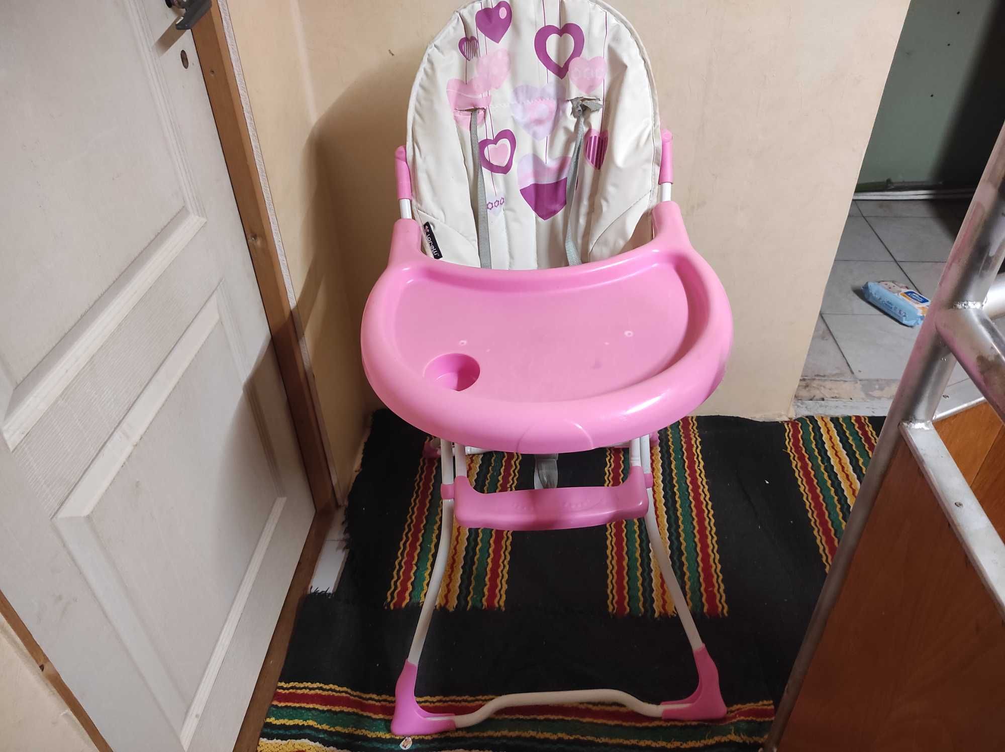 Бебешка количка+столче за хранене+кош