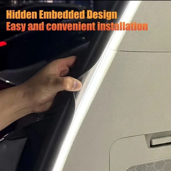 Benză LED 2m pentru Portbagaj, Lumină alba  Bandă de Lumină Ambientală