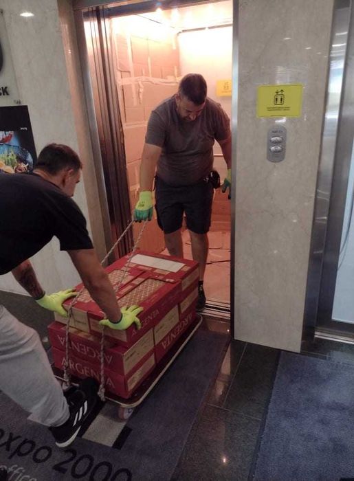 Качване на строителни материали.Извозване на строителен отпадък.