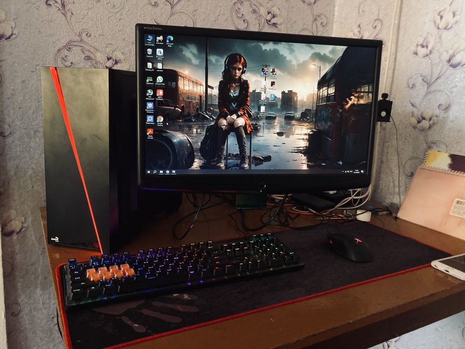 Компьютер в сборе 32ГБ/RX 580 8 ГБ/Xeon E5+2×SSD