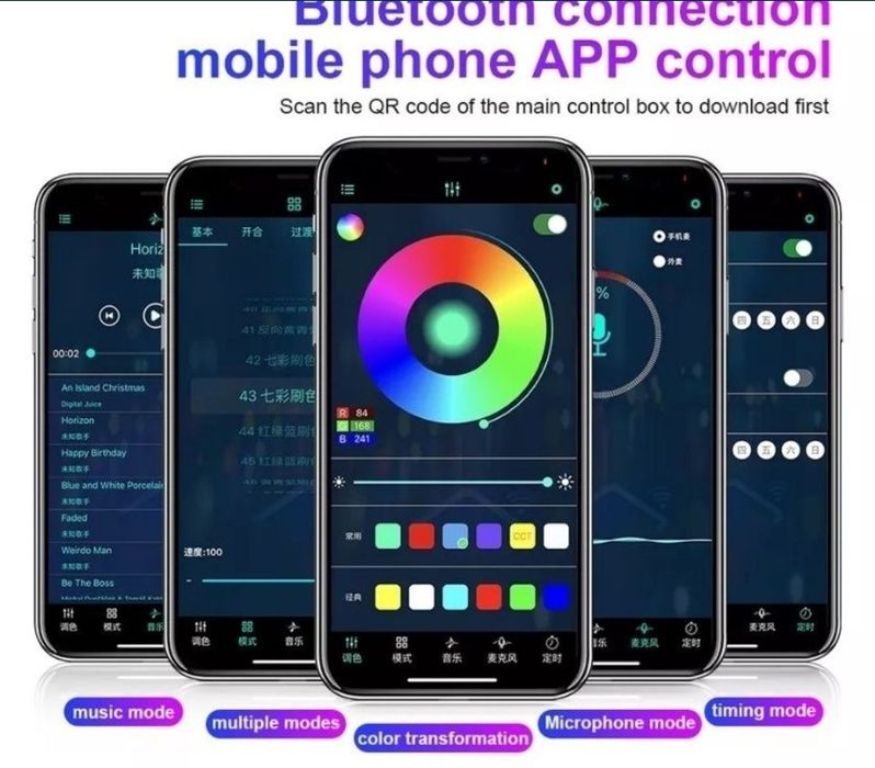 ULTIMA BUCATĂ. Lumini ambientale 18.1 / 6.1  RGB/Symphony