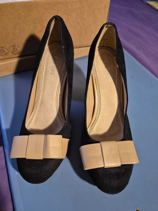 Pantofi dama EST INT marime 40, purtati o data, impecabili