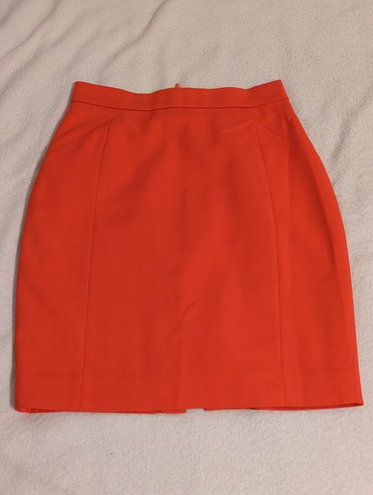 Fustă H&M roșu - portocaliu