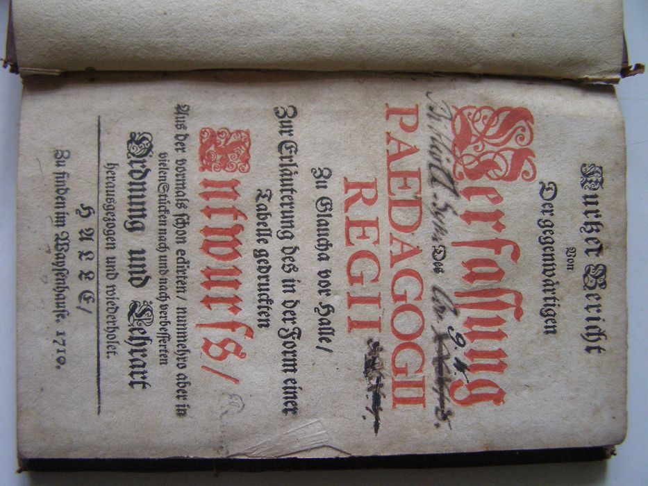 Carte veche in limba germana
