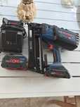 Pistol de batut cuie cu 2 acumulator Bosch GNH 18V-64 si incarcator