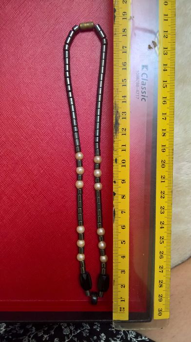 Colier piatra naturala hematit