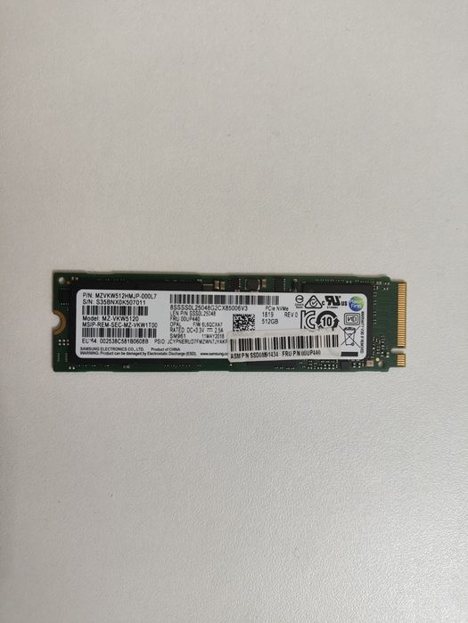Продаю NVMe SSD (M.2)
