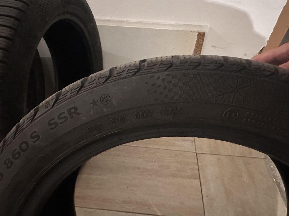 225 45 18 runflat Continental 4 броя зимни гуми