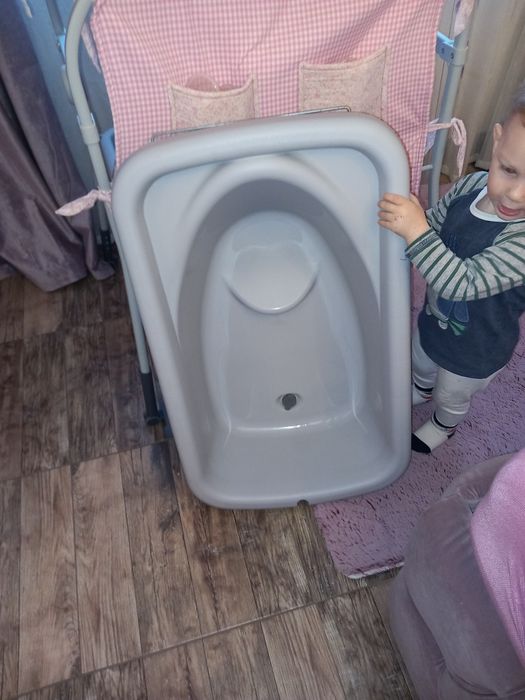 Masa de înfasat cu cadita chicc si patut chiccoo