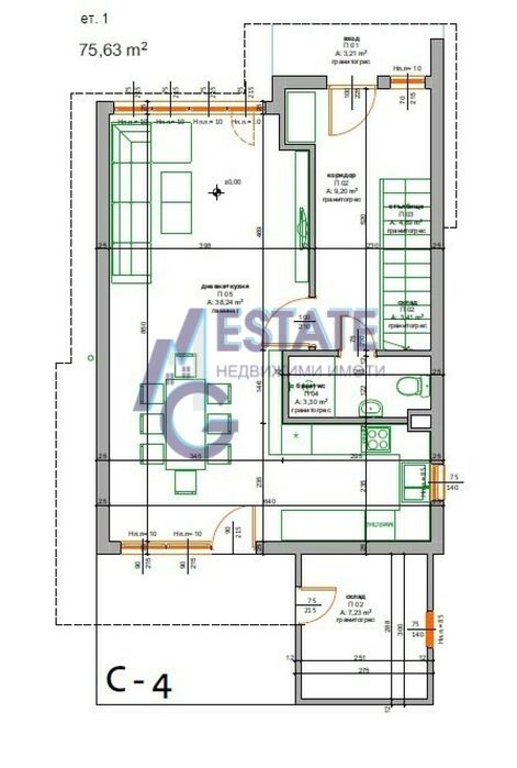 Продажба на Къща с РЗП 158,53 кв.м. в гр. Поморие.