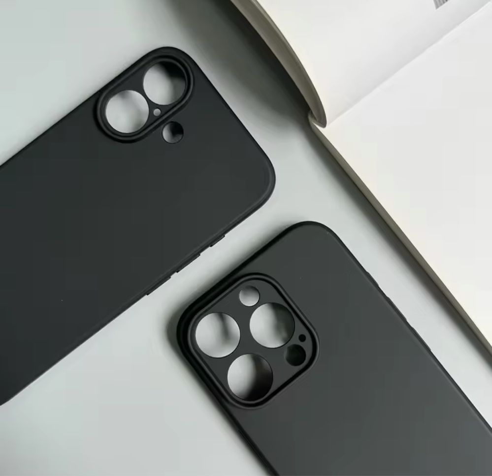 Iphone 13/14/15/16 PRO MAX - Husa Slim Silicon cu Acoperire Camera