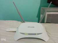 Vand router wireless TP-LINK TL-MR3420, 300Mbps, 3G/4G, 2 antene.