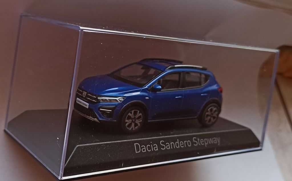 Macheta Dacia Sandero MK3 Stepway 2021 albastru - Norev 1/43