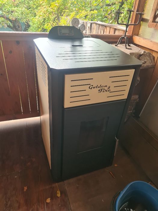 Пелетна камина  с водна риза 12KW, Golden Fire ( Голдън Файър).