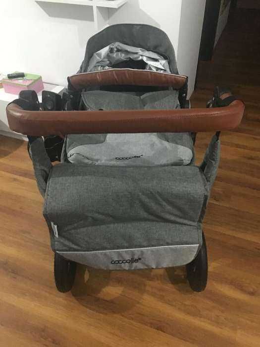 Carucior bebe 3 in 1 Coccolle Ambra Gri