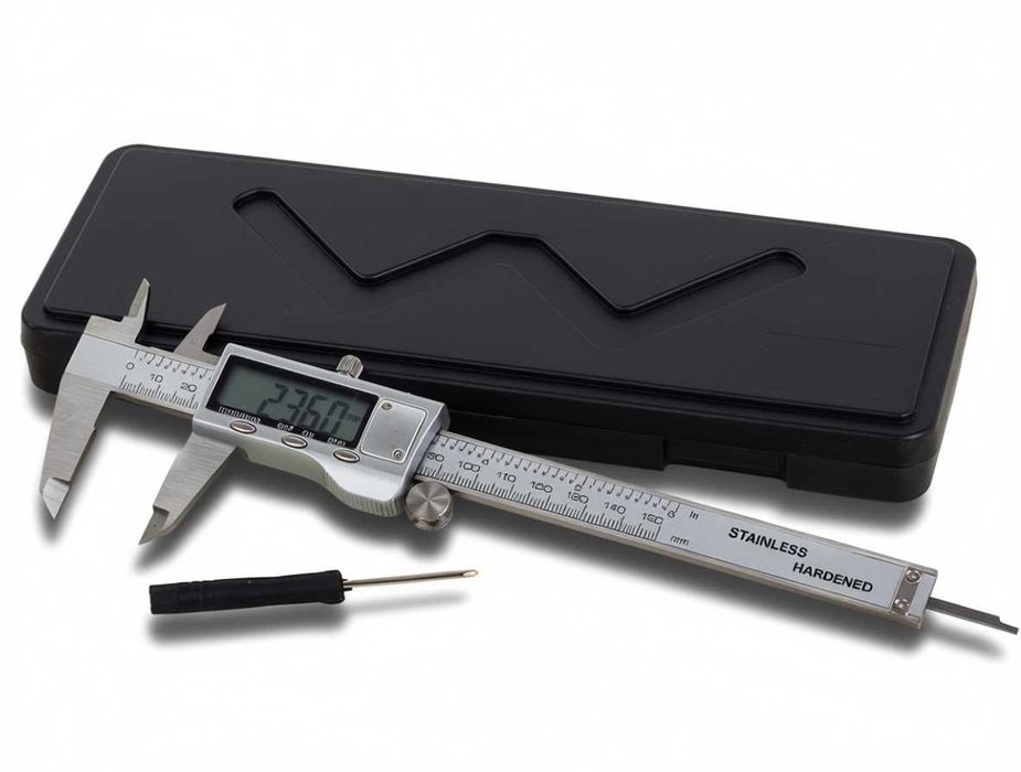 Subler electronic digital din otel inoxidabil 150 mm cu ecran LCD