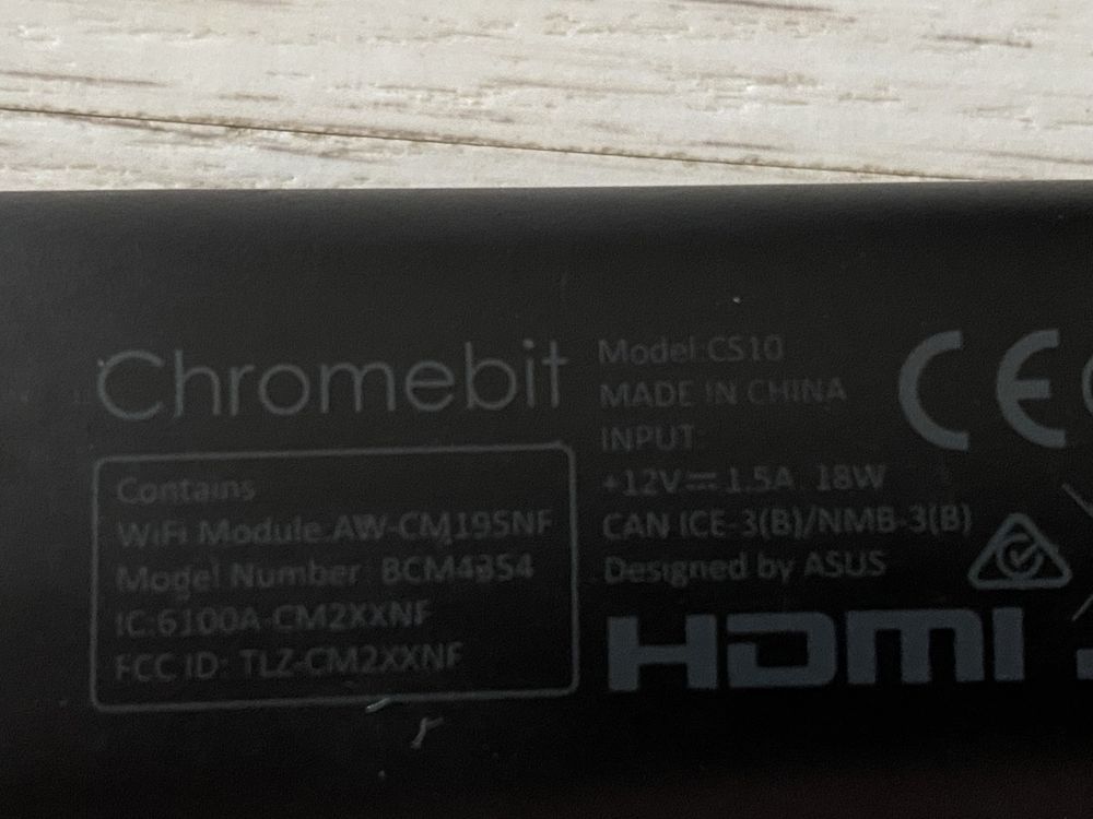 Mini PC Asus Chromebit CS10, Smart TV,