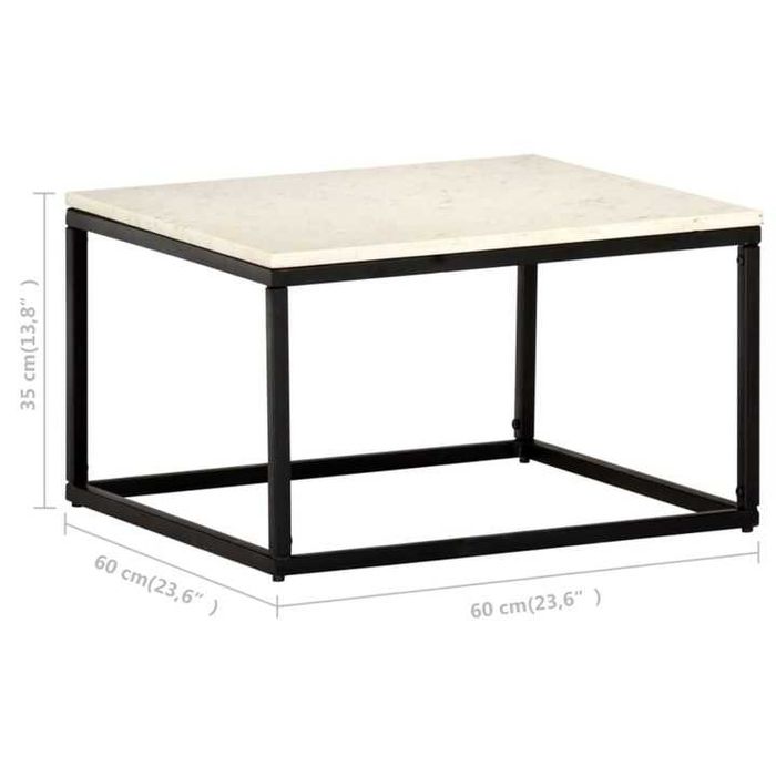 Masa Cafea Alb Piatra Naturala Marmura The Home IKEA KIKA Mobexpert