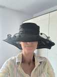 Palarie vintage organza