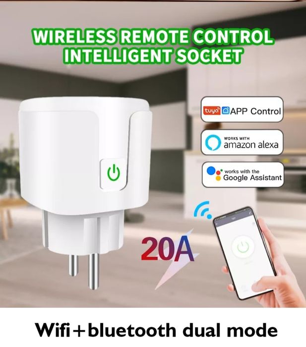 WiFi смарт контак  20A