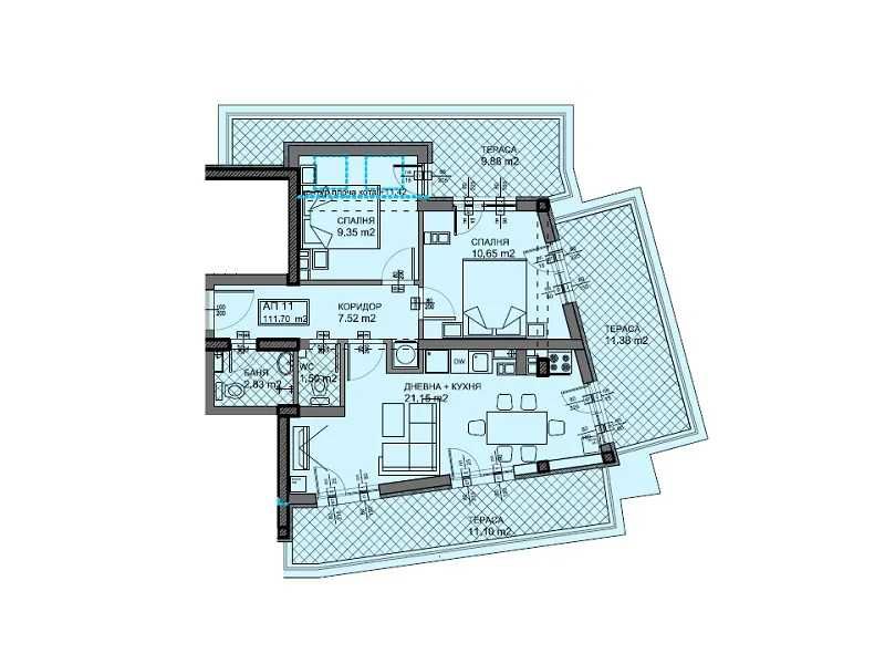 Продава се Тристаен апартамент в София, Овча купел - 134 кв.м за 1547 €/кв.м - Снимка #1