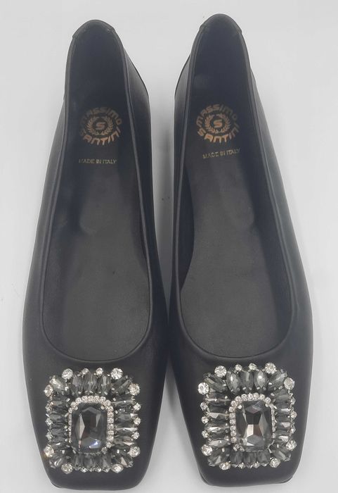 Superbi balerini bijuterie noi piele naturala fina made in Italy 40