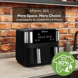 Friteuza aer cald Ultenic 7.6L cu 2 cosuri si 6 programe | 211505