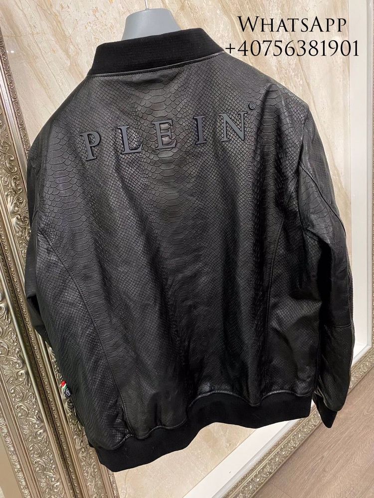 Philipp Plein - Geacă din piele naturală 100%, absolut noi! M-XL