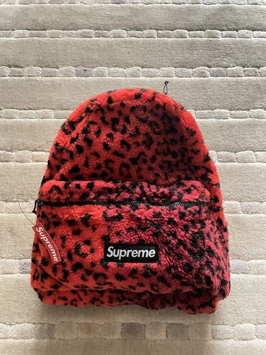 Supreme FW17 Leopard Backpack / Supreme FW17 Леопардова Раница