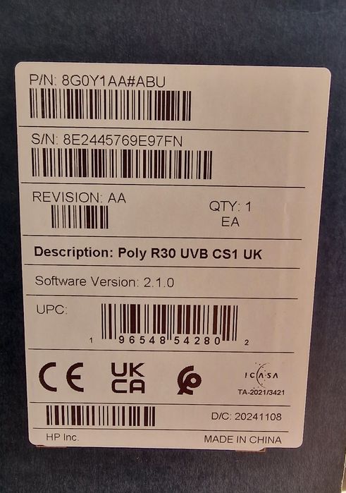 Camera WEB HP Poly R30