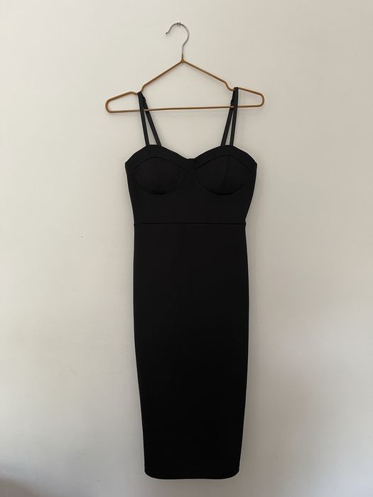 Платье карандаш, черный сарафан s/m