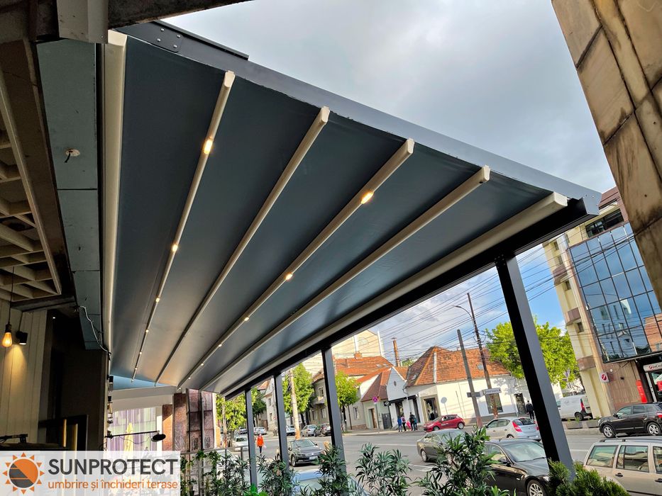 Pergole retractabile Bioclimatice, All Season-PVC, Winter Garden.