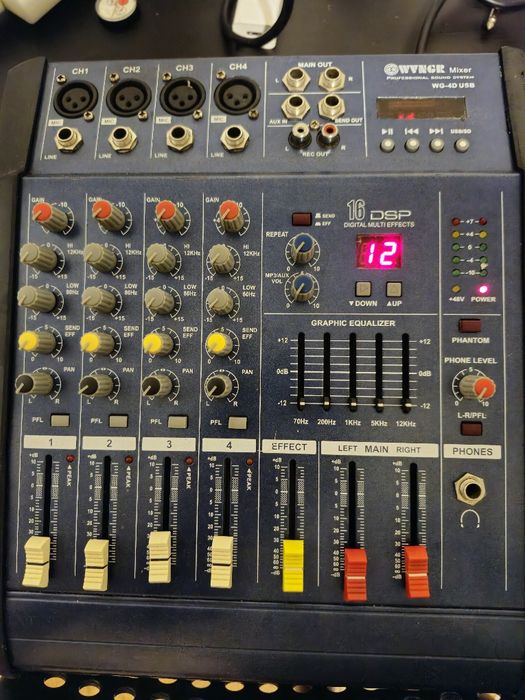 Sunet de calitate cu Mixerul WNGE WG-40 – Gata de folosit