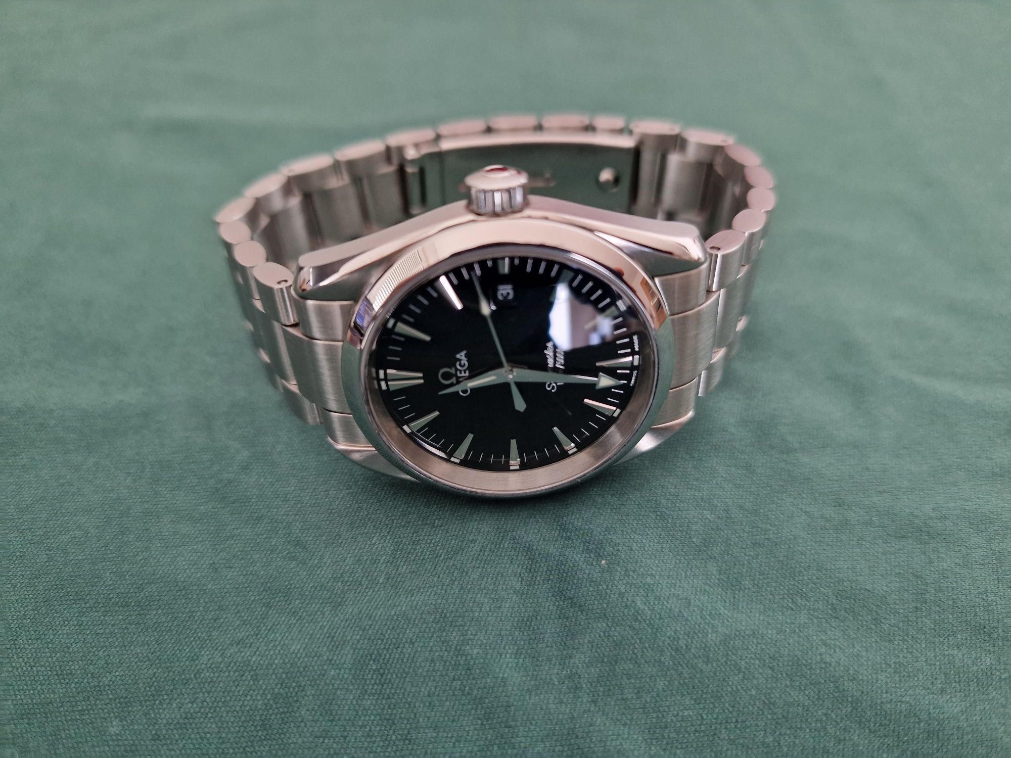 Omega Seamaster Aqua Terra / Quarz / стоманена каишка