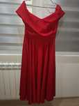 Rochie midi cu umeri goi