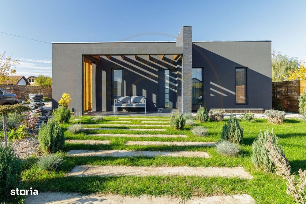 Casa superba pe parter cu piscina, foisor si 1.000 mp teren – Dascal